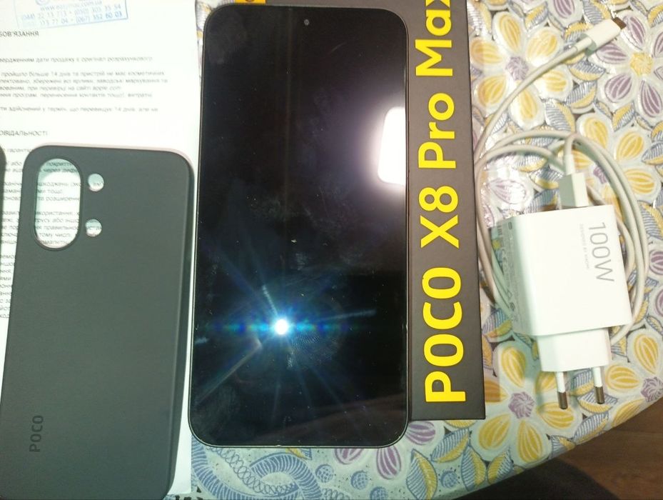 продам мобільний телефон poco x8pro max