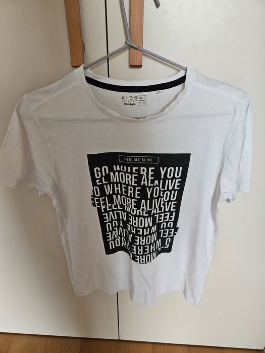 As t-shirts estão em bom estado.