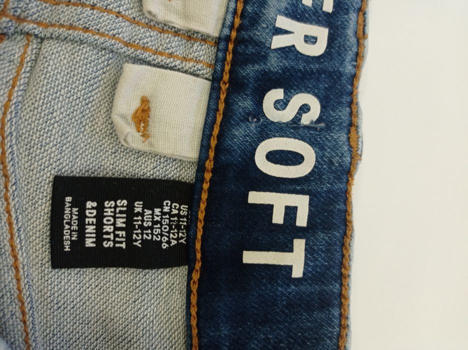 Spodenki jeansowe 152