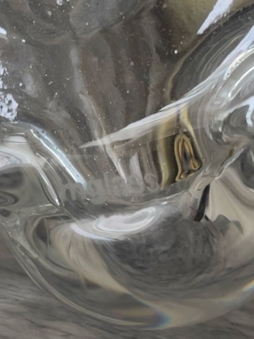 Candeeiro de mesa upcycled  em cristal MGlass Marinha Grande  MCM