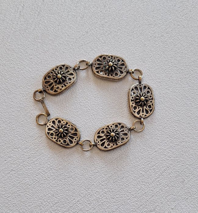 posrebrzana bransoletka