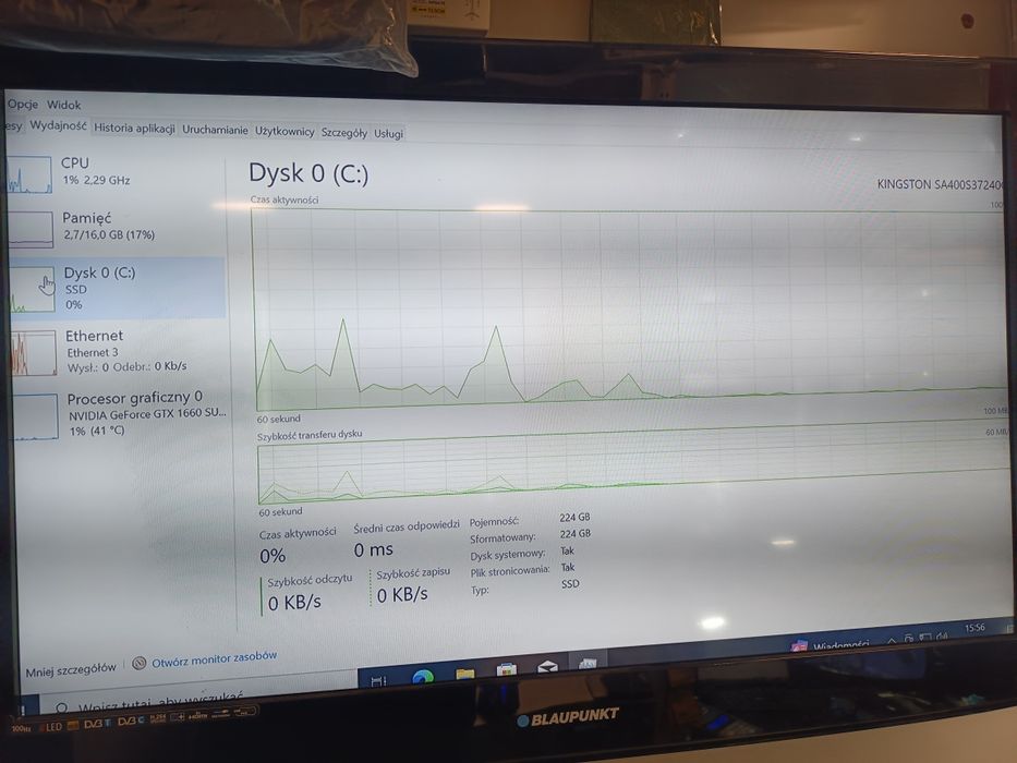 Komputer i5 2400/4*3.3gh 16gb224ssd/geforce1660super6gbKomis Madej Sc