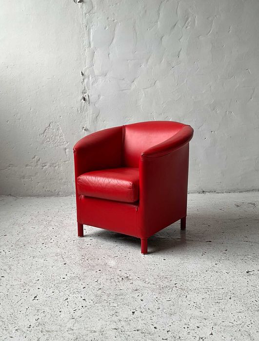 Wittmann fotel Aura proj. Paolo Piva skóra lata 80 90 vintage