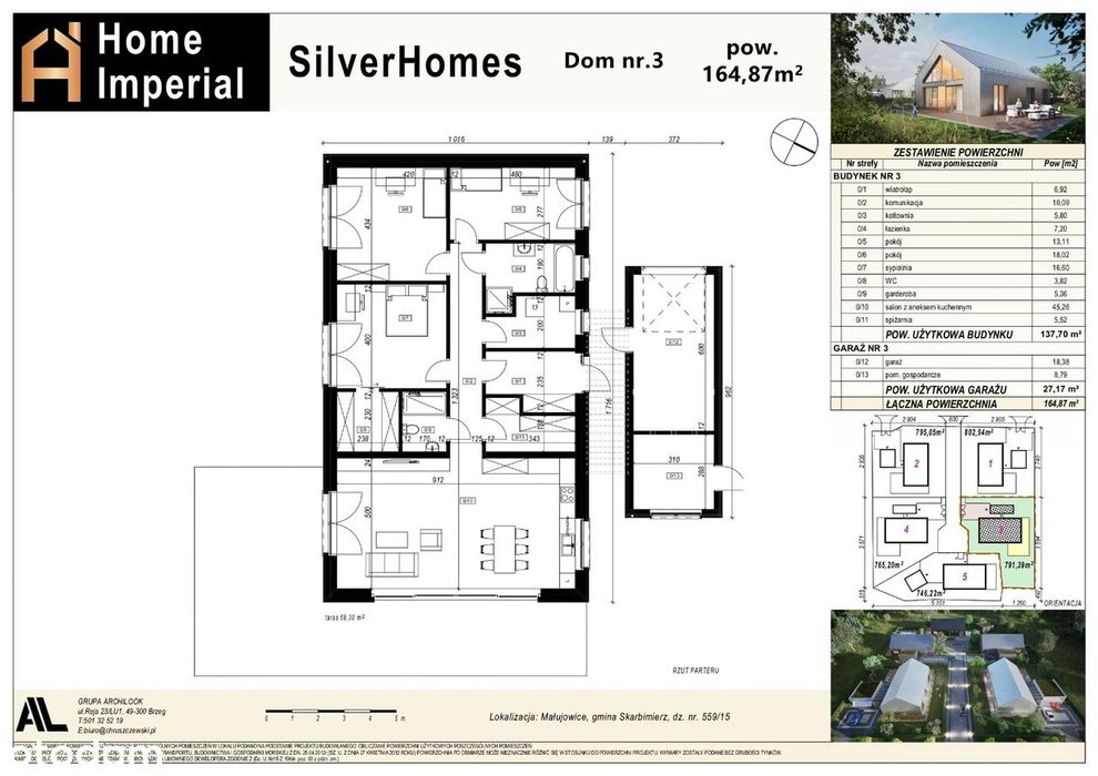 Silver Homes Małujowice | Dom Premium | Nowoczesna Stodoła