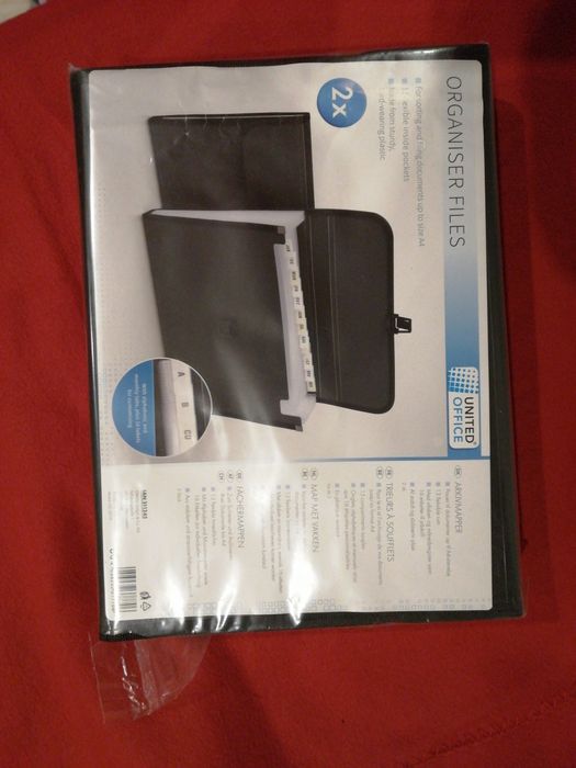 Teczka organizer na dokumenty  - 2 sztuki