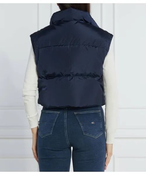 Пуховик Tommy Jeans Badge Crop Vest Down Puffer Jacket DW0DW14301
