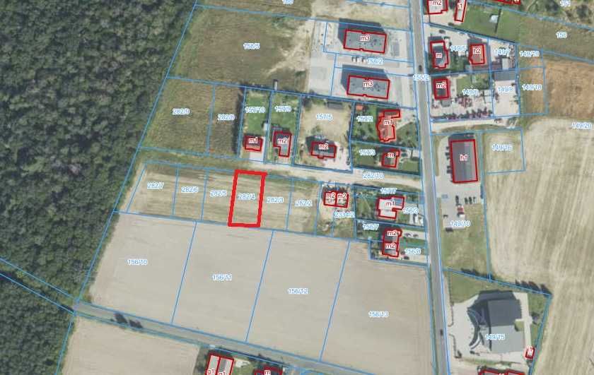 Działka budowlana 861 m2  Jarocin - Ługi