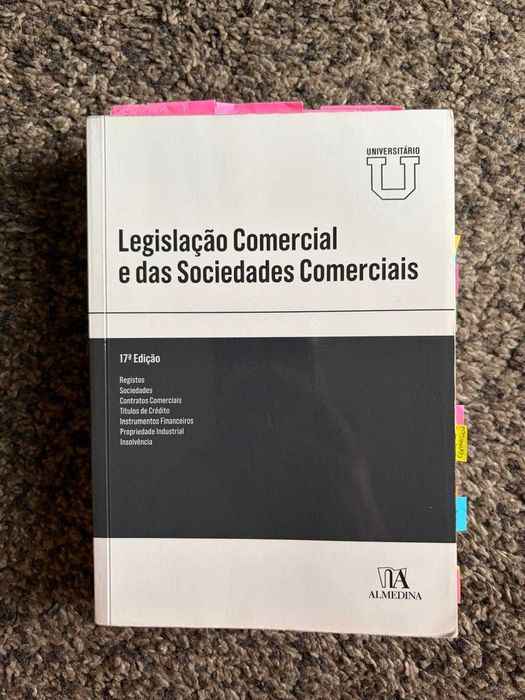 Legislação Comercial e das Sociedades Comerciais - 17ªEdição