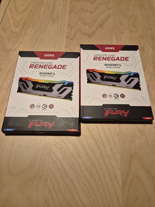 Kingston Fury renegade ddr5 48 gb (2 x 24) pamięć ram
