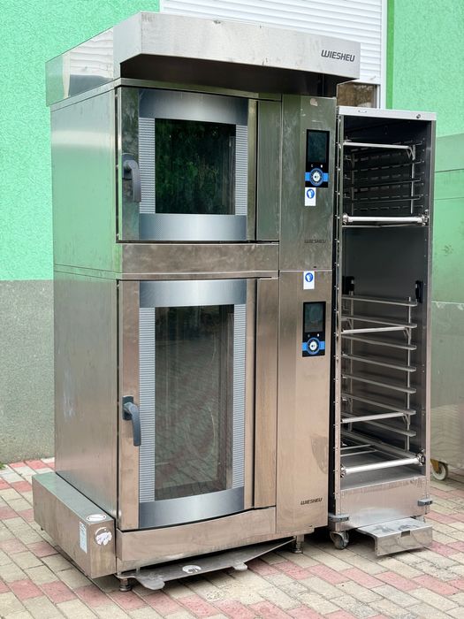 Конвекционная печь WIESHEU с тележкой быстрая загрузка