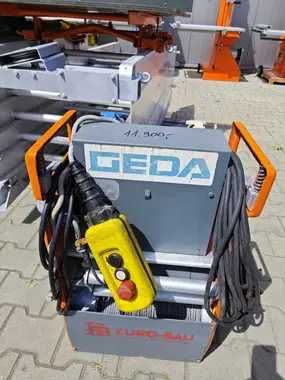 Winda drabina dekarska Geda COMBILIFT 200 12-22m 230V STANDARD Nr.15 wciągarka dachowa segmentowa skośna wyciąg budowlany