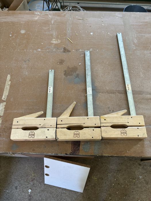 Scisk stolarski drewniany