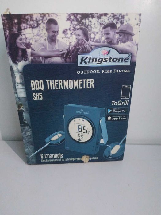 Умный беспроводной термометр для мяяса Kingstone SH5. Германия