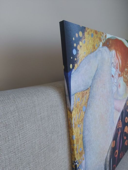 Obraz Reprodukcja obrazu Danae Gustav Klimt 55x55cm