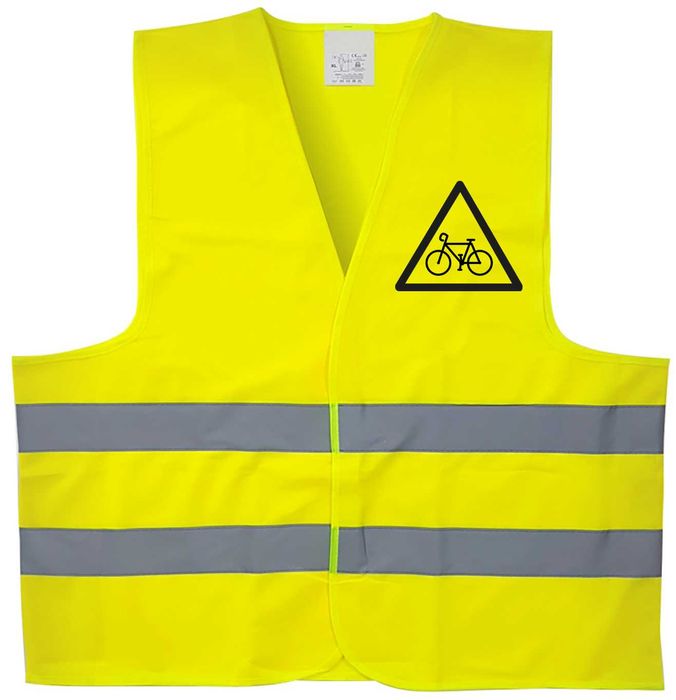 kamizelka odblaskowa na rower. kamizelka odblaskowa rower