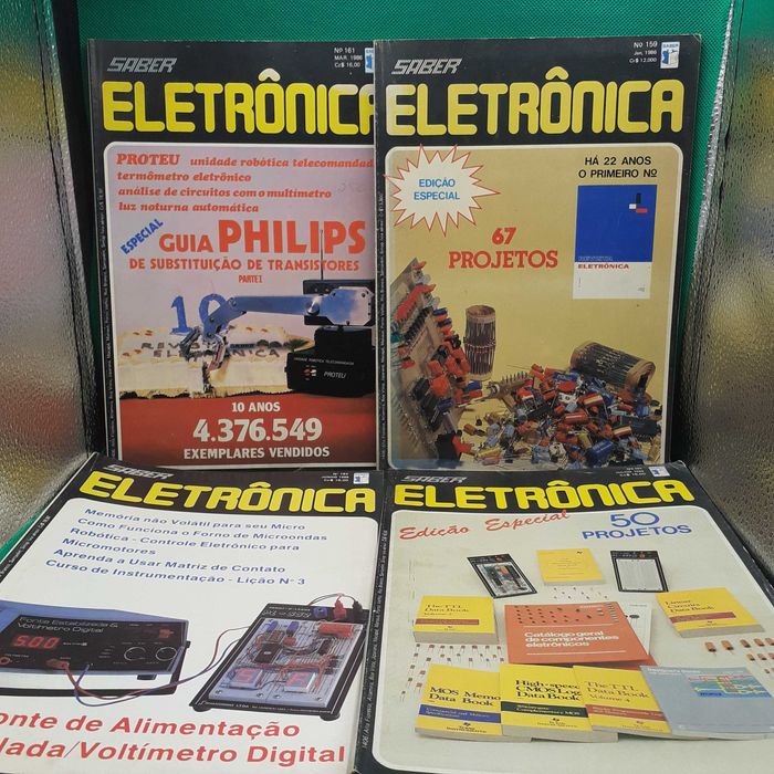 Livro - REF SD - Lote de Revistas de Eletrônica (ler descrição)