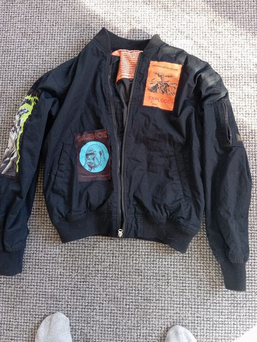 Kurtka bomberka czarna r. S, M