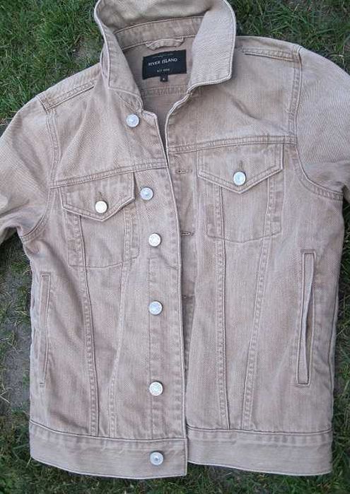 JEDYNA kurtka KATANA bluza RIVER ISLAND beżowa S koszula LEVIS diesel