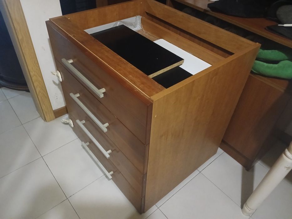 Modulo de gavetas de encastrar ou apoio