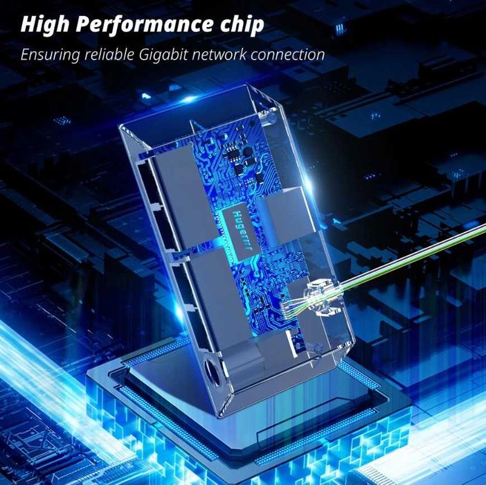 Мережевий адаптер Starlink Gen3/Mini на 4 порти RJ45