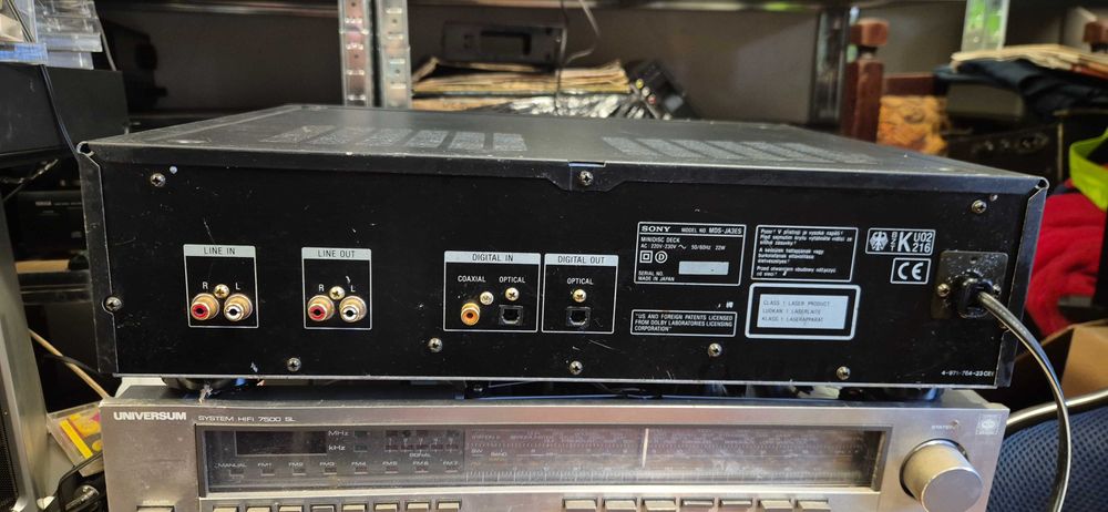 Odtwarzacz Sony Minidisc  JA3ES