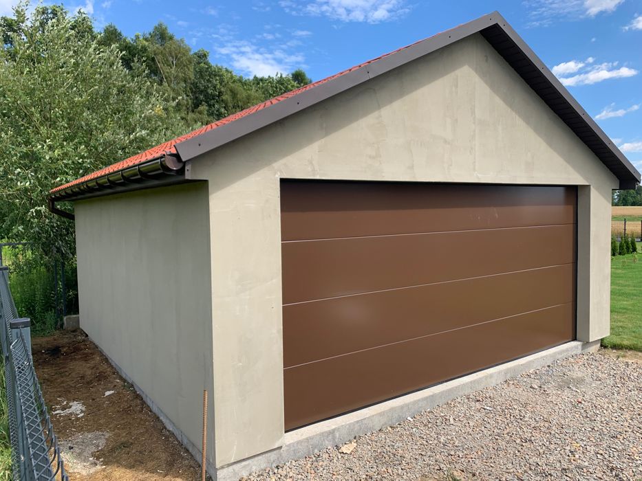 Garaż szkieletowy dwustanowiskowy 35m2 - Johny House