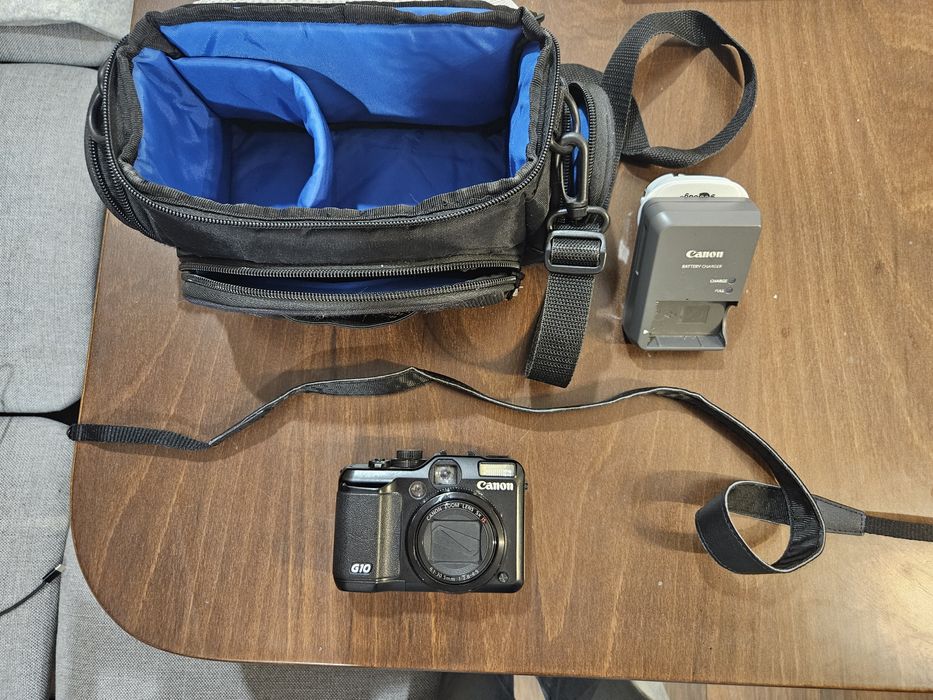 Canon PowerShot G10 – stan dobry, torba i ładowarka
