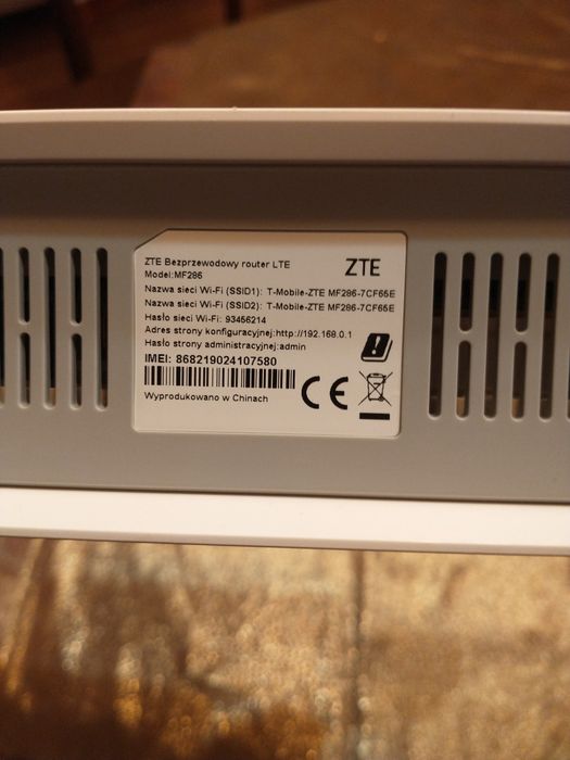 Ruter LTE model ZTE MF286