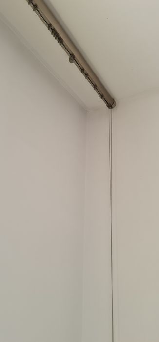 Calha cortina fixar