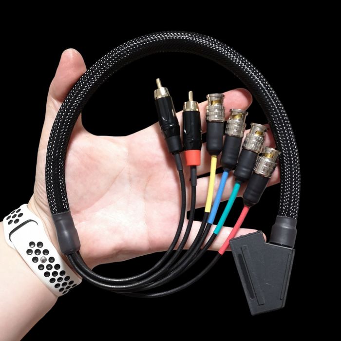 Scart rgb AV Component S-video VGA