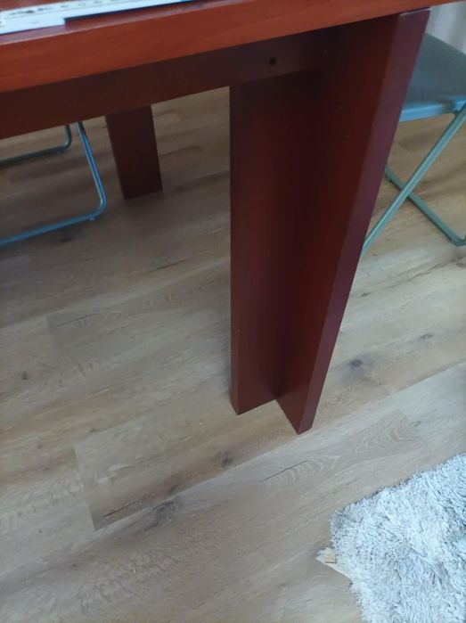 Mesa de jantar em cerejeira maciça, feita por decoradora. Urgente