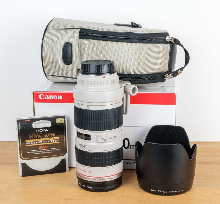 Canon EF 70-200 mm f/2.8L USM z filtrem UV(0)
