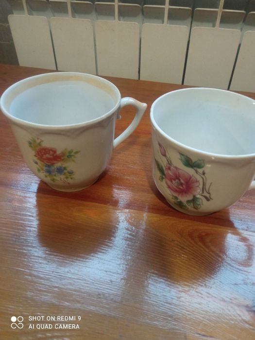Фарфоровые ,порцелянові чашки