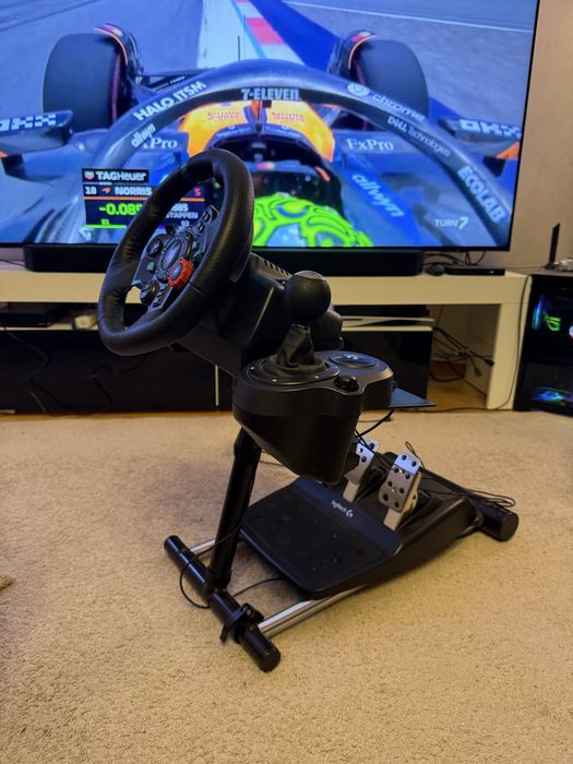 Logitech G29 + стійка + КПП | Повний комплект для симрейсингу