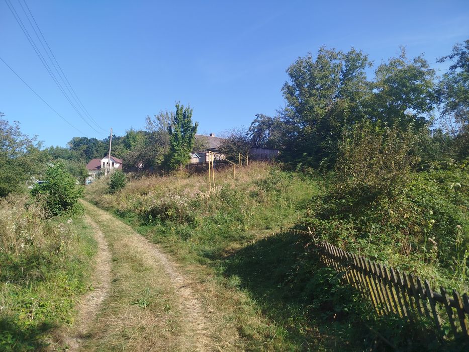 Будинок, ставок, земля біля Карпат, річка, ліс