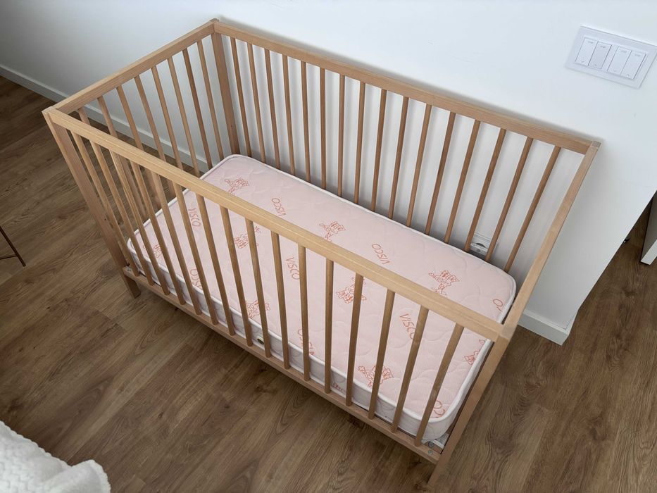 Berço IKEA 60x120 + Colchão