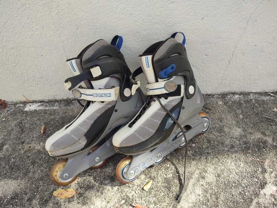 Patins Decathlon nº 43 – mau estado (10€)