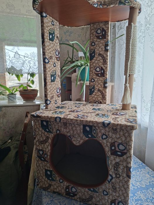Когтедёрка, домик котячий
