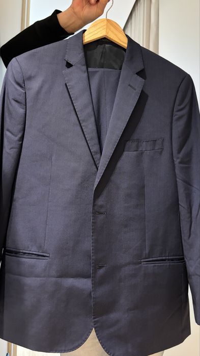 Fato de homem completo: blazer e calça azul marinho