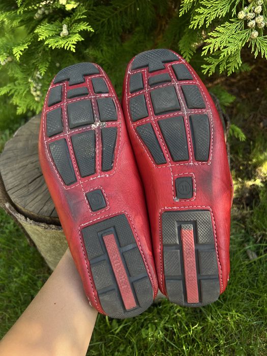 Шкіряні туфлі мокасини лофери Prada 40 - 41