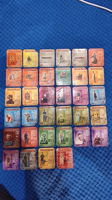 Karty Wielkie Bitwy Star Foods 34szt. 3zł za sztukę