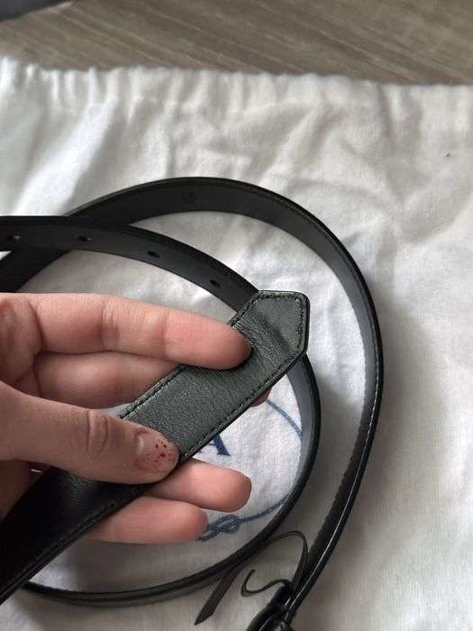 Ремінь PRADA  шкіряний