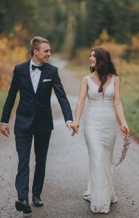 suknia ślubna rybka plus welon gratis!