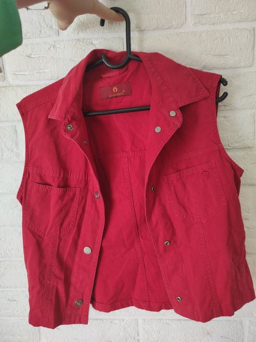 Bezrękawnik czerwony damski Aigner