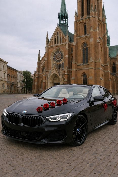 Auto do ślubu BMW 840i Biale Skóry Nowe!!!Wolne terminy 2026!