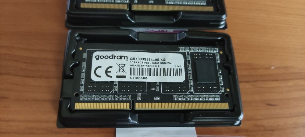 Оперативная память Goodram SODIMM DDR3 4GB 1333 МГц (2 планки)