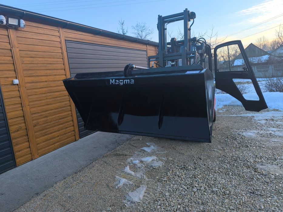 Nowa łyżka do wózka widłowego, szufla do ładowarki- łyżka z kiprem