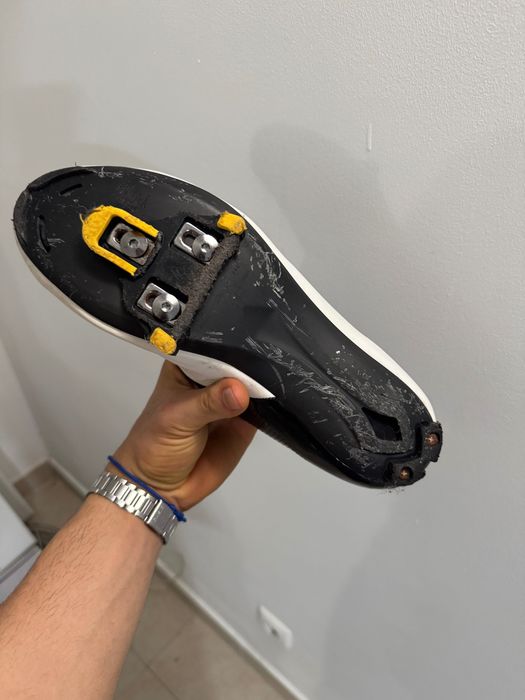 Sapatos Ciclismo Estrada Fizik Aria R3 (Sola Carbono) - Tam 44