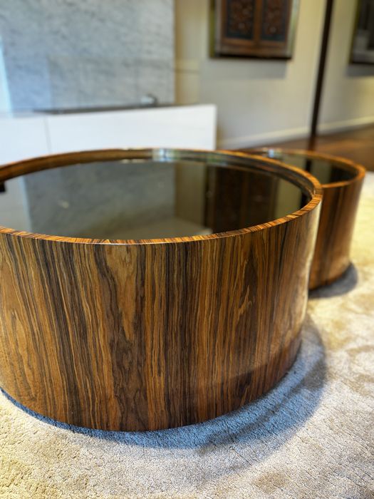 Mesa de centro de vidro