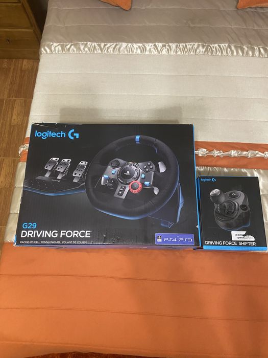 Volante Logitech G29 + Shifter + Extras